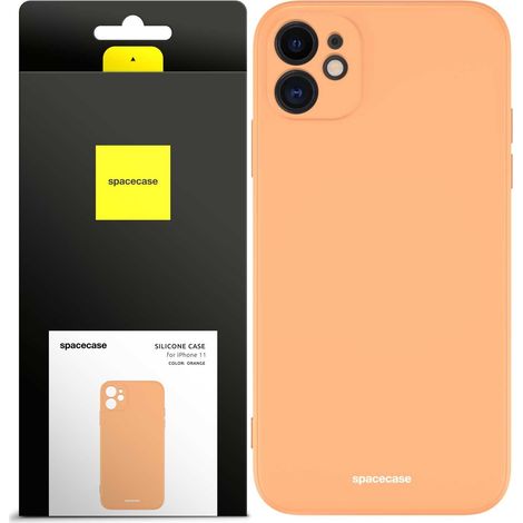 Spacecase Silikonhülle für iPhone 11, orange (1/5)