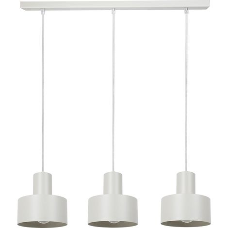 Suspension industrielle RIF 3xE27 gris/beige 67cm Sigma (1/3)