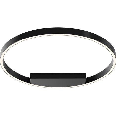 Plafoniera ring LED tonda nero/bianco 35W RIM Maytoni (1/2)