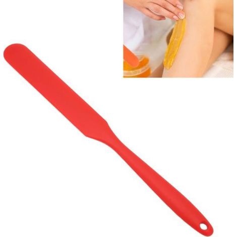 Mothinessto Spatules de cire de silicone Spatules à cire en Silicone, intégration de bâtons d'épilation à la cire, beaute kit (1/4)