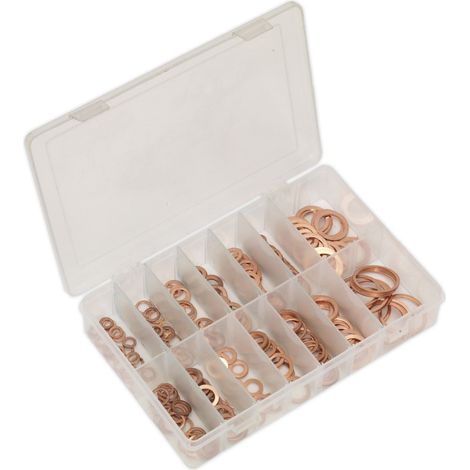 Sealey AB020CW Copper Sealing Washer Assortment 250pc (1/5)