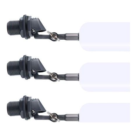 3 Pieces Reliable Water Ball Float Close 1/2 Inch Fill Humidifier Water Tank, Ball Valve, Replacement Valve for Pond Float