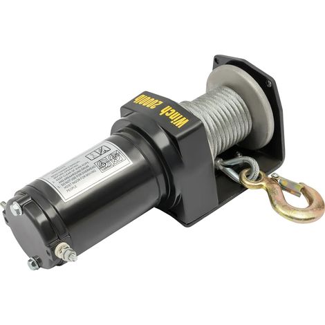 Treuil Électrique, Télécommande, Haute Capacité de Charge, noir (1/2)