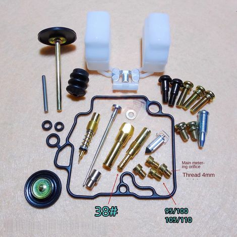 21KT CVK30 Vergaser-Reparatursatz mit Induktivitätsversion, inklusive Kolbenmembranbaugruppe und 4-mm-Düsengewinde. (1/5)