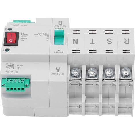 Interrupteur de Transfert Automatique Double Alimentation 4P Rail DIN pour Coffret PZ30 Courant Alternatif 220V 80A (1/5)
