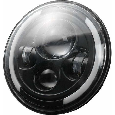 Phare Led 7 150W Lampe Frontale Led Ronde H4 H13 Phare 6500K Feu De Croisement Etanche, 150W