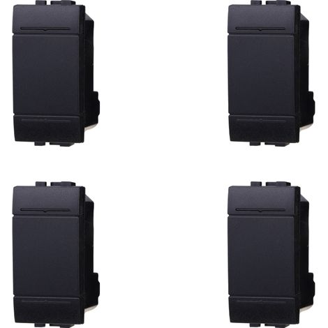gloca 4er-Set Umsteller 1P 16A 250V Kompatibel mit Living-Serie (1/4)