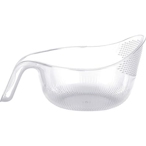 Panier de lavage de riz pratique, tamis durable,-transparent (1/5)