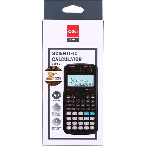 DELI Calculadora cientifica ED991ES negro