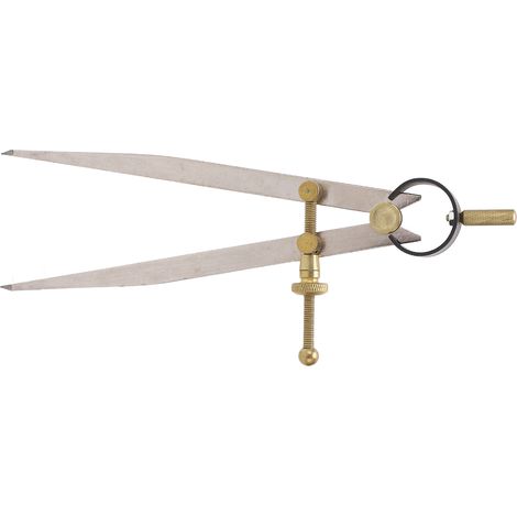 Séparateur en cuir verrouillable réglable de haute précision, antirouille et plaqué or (200 mm), adapté au travail du cuir DIY.