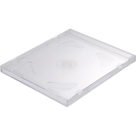 CD et Dvd Boîtiers Transparents en Plastique Lot de 10 Capacité 2 Disques, Taille Portable, pour Rangement la Maison (1/5)