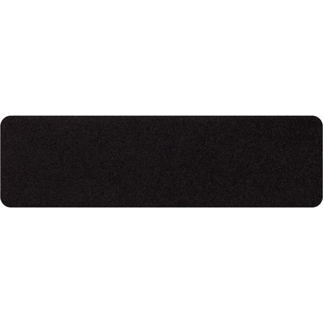 Mini tapis noir de la collection salonloewe de la marque efia, noir, 30 x 100 cm (1/5)