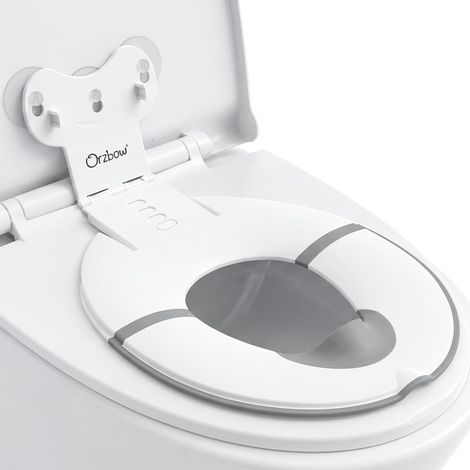 Reducteur Toilette Enfant Pliable, Blanc (1/5)