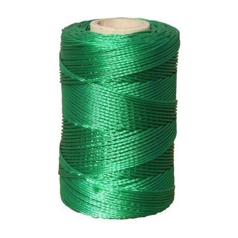 Hilo Atirantar 02Mm Nylon Verde Trenzado 8842 Hyc 100 Mt
