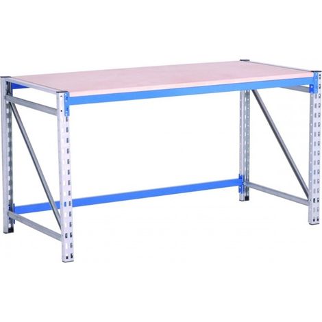 PROVOST - Établi professionnel démontable Provost 300 kg - Structure métallique bleue (1/3)