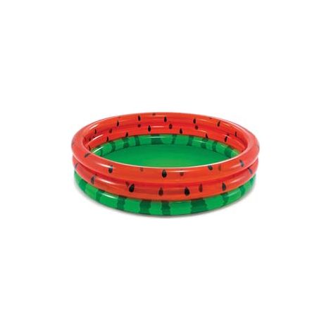 PISCINA GONFIABILE ANGURIA TRE ANELLI +2 ANNI  cm.168x38h.  peso kg.2,17 (58448)    INTEX