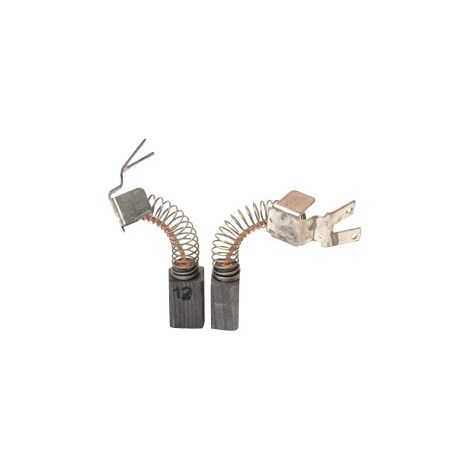 Jeu De 2 Charbons Adaptable Pour Metabo. Dimensions: 6.3 X 8 X 15mm.