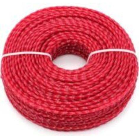 Memkey – Fil pour débroussailleuse nylon 3,0 mm – Longueur 56 m – Compatible têtes de coupe 2/4 lignes – Pour coupes difficiles et haute visibilité - 3mmx56m (1/5)