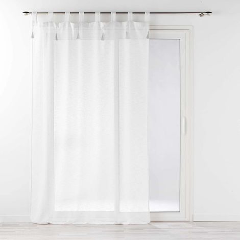 Gardine mit Deko-Pompons DALILA, 140 x 240 cm