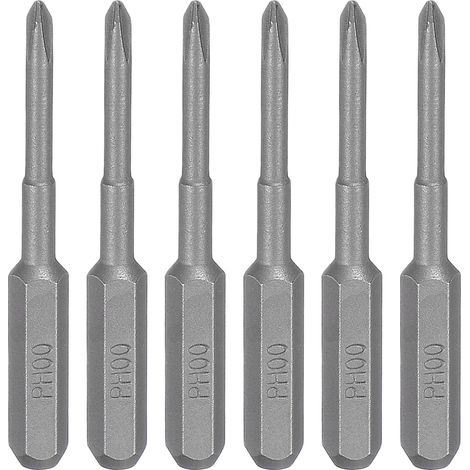 Embout tournevis Phillips PH00 6pièces 5/32" Acier S2 (1/5)