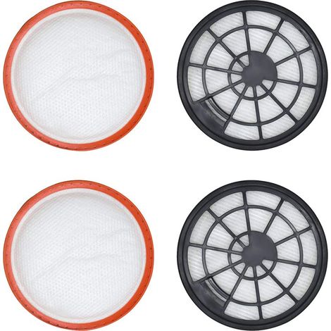4 PackWash Hepa Filter pour Vax Type 95 Kit Power 4 C85-P4-Be Aspirateur sans sac pour la partie du nettoyeur Hoover, filtre pré-moteur + filtre post-moteur (1/5)
