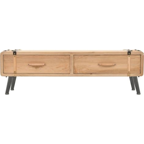 Maison Exclusive - TV-Schrank Massivholz Tanne 120x33x35 cm