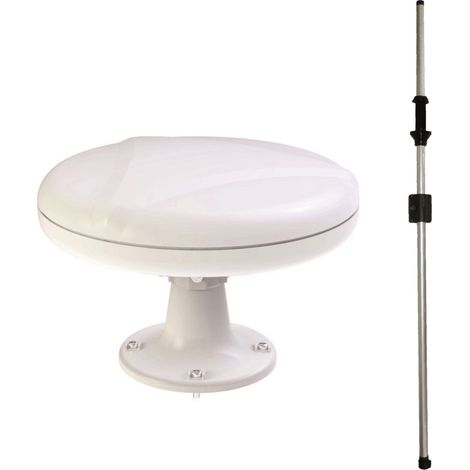 Antenne TNT omnidirectionnelle 35dB – Amplificateur intégré – Compatible TV HD et signaux DVB-T – Installation facile sur camping car – Antarion (1/4)