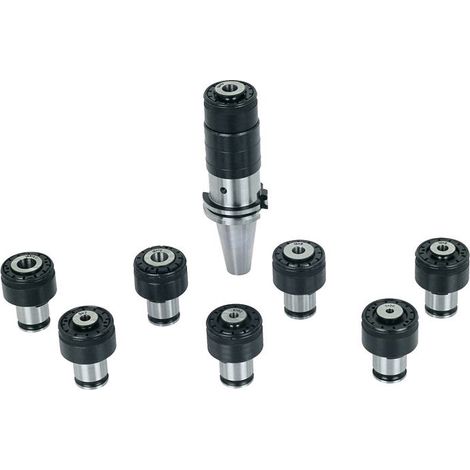 Porte-outils de taraudage à serrage rapide séparé raccord MAS403 BT30 pour tarauds machine de M3 à M12 MW-Tech TP31312