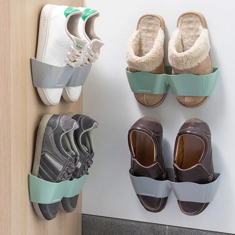 Étagère à chaussures murale - autocollante