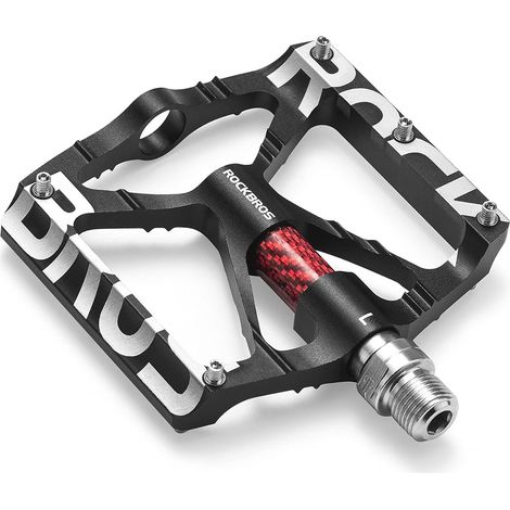 MTB-Plattformpedal-Set aus Aluminiumlegierung – Schwarz