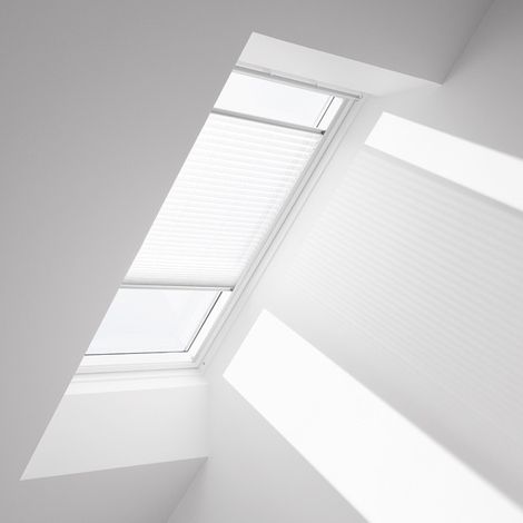 Tenda plissettata bianca 78x98 cm VELUX - FHL MK04 1016S