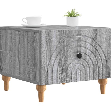 Maison Exclusive - Couchtisch Graues Sonoma 49 x 50 x 40 cm Holzw