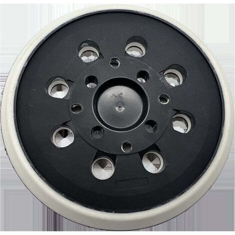 Plateau de ponçage pour Bosch (Ø 125 mm, dureté moyenne avec système accessoires pour ponceuse excentrique PEX 300/400 AE / 4000 AE / Advanced Orbit 18