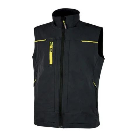 Gilet de travail extensible pour femme U-Power Saturn Lady U-4 - - Noir