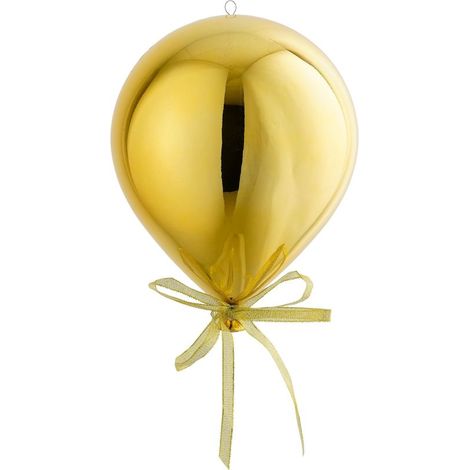 PALLONCINO ORO DECORATIVO DA APPENDERE 20 CM EDELMANN