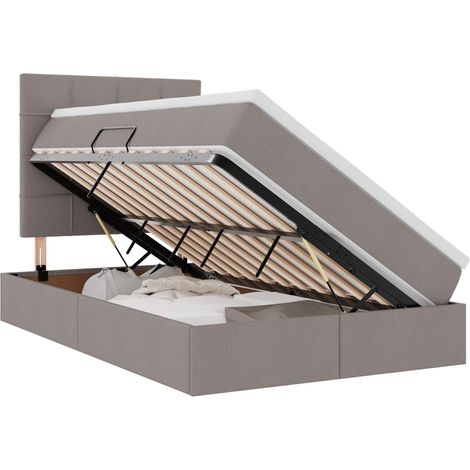 Maison Exclusive - Letto con contenitore e materasso Talpa 120 x 200 cm Poliestere