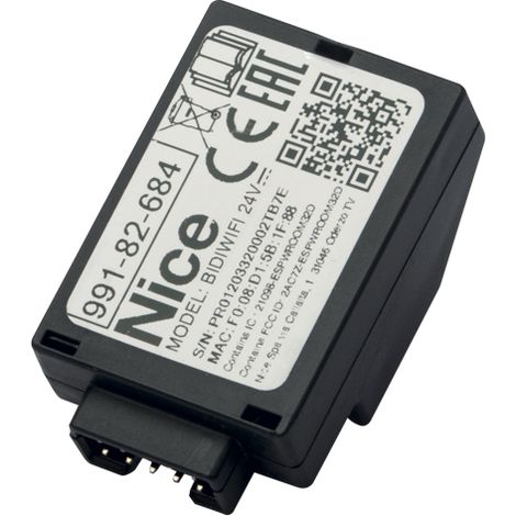 Module d'interface enfichable BIDIWIFI – Compatible Bus T4 – Configuration simplifiée via application MyNice Pro – Pour portails et portes de garage
