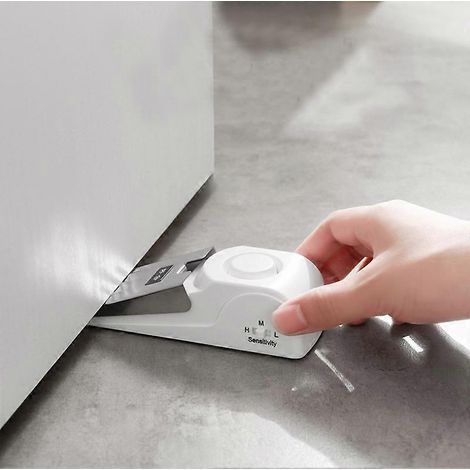 Dispositif d'alarme antivol intelligent pour serrure de porte, destiné à la sécurité des voyages et des hébergements professionnels. (1/4)