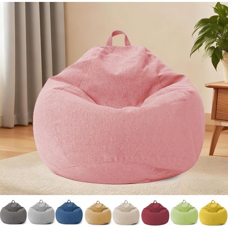 Pouf pour Enfants et Adultes - Housse de Pouf sans Rembourrage avec Fermeture éclair - pour Adultes et Enfants - 100 x 120 cm - pour Chambre à Coucher, Bureau, Salon, Terrasse (1/5)