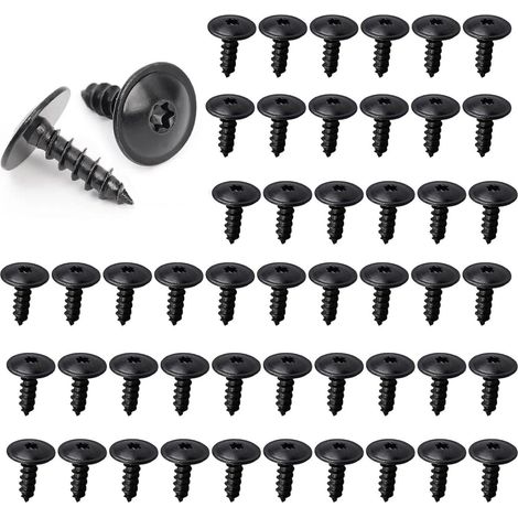 50 Vis Autoforeuses Torx Inox M5x16mm Vis Cache Moteur pour Voiture (1/5)