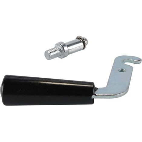 BUNTHAUS Poignées De Porte De Cheminée De Rechange Pour Poêles À Bois Et Chaudières, En PVC Résistant À La Chaleur, 11 Cm X 7 Cm, Adaptées Aux Poêles, Fours Et Accessoires De