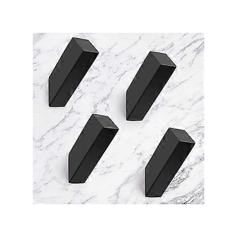 Schwarze Handtuchhaken, mattschwarzer Bademantelhaken, moderne Handtuchhaken aus robustem, wasserdichtem Edelstahl SUS 304 für Badezimmer, Schlafzimmer, Eingangsbereich usw.