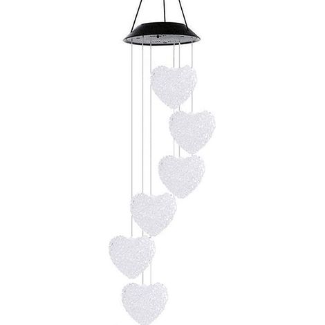 Carillon solaire, lampe suspendue LED solaire étanche à changement de couleur pour la décoration extérieure (1/5)