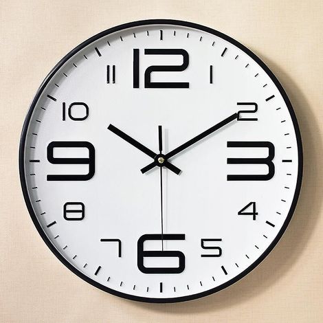 Geräuschlose Quarzuhr 30 cm - Geräuschlose Quarz-Wanduhr 30 cm (1/5)
