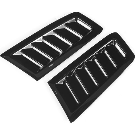 Paar Ersatz-Motorhaubenentlüftungen für Focus RS MK2, universelles Design, glänzend schwarz (1/5)