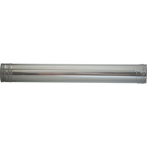 Tubo in acciaio inox aisi 304 cm 100 d. 180 mm per stufa a legna pellet camino (1/2)