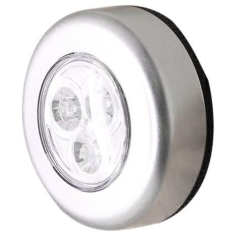 1 Pièce Portable LED Touch Night Light Armoire Push Stick sur Lampe à Piles (1/4)
