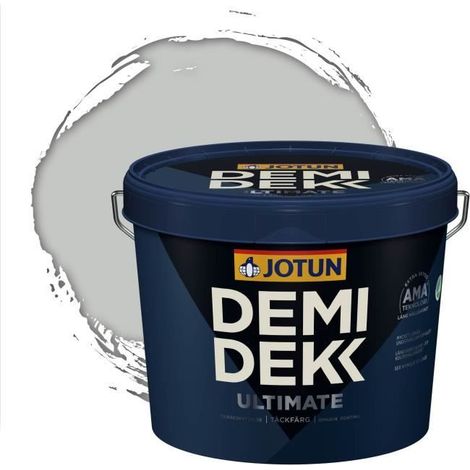 Peinture Bois - DEMI DEKK ULTIMATE - Lasure Opaque Satinée - RAL 7035 - 3L (1/2)