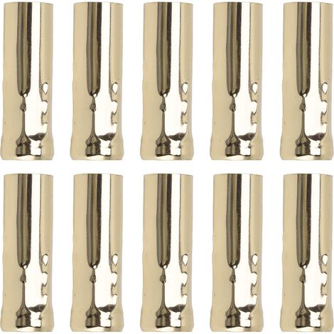 Tubes Douille E14 - Lot de 10 - Fer Galvanisé - Support Luminaire DIY - Pour Lustres et Déco - 80x25mm (1/5)