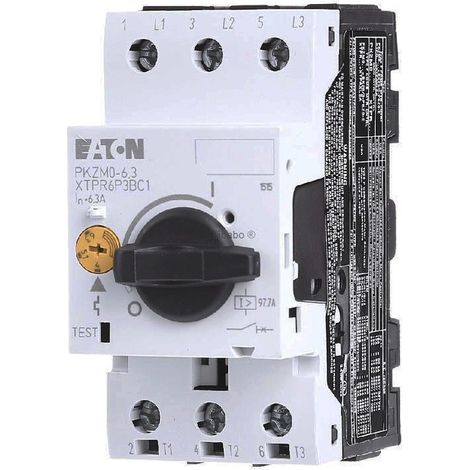 Eaton PKZM0-6,3 Interruptor motor negro 2,2kW 400V